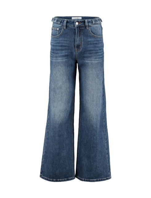 Hailys Bu44ckli Women’s Flared Jeans – Mid Blue QF-2504036